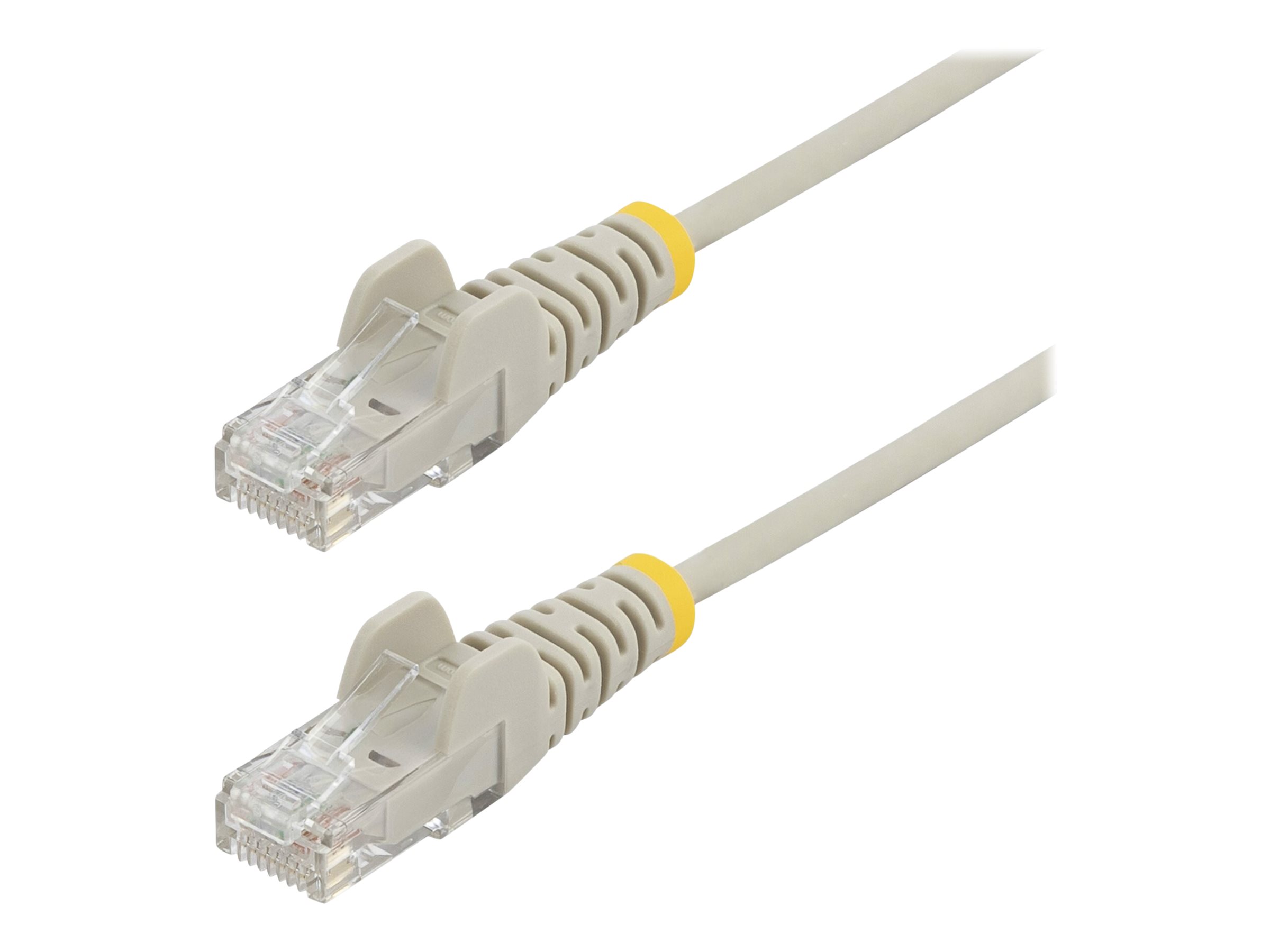 StarTech.com 3m Slim LSZH CAT6 Ethernet Cable, 10 Gigabit Snagless RJ45 100W PoE Patch Cord, CAT 6 10GbE UTP Network Cable w/Strain Relief, Grey,