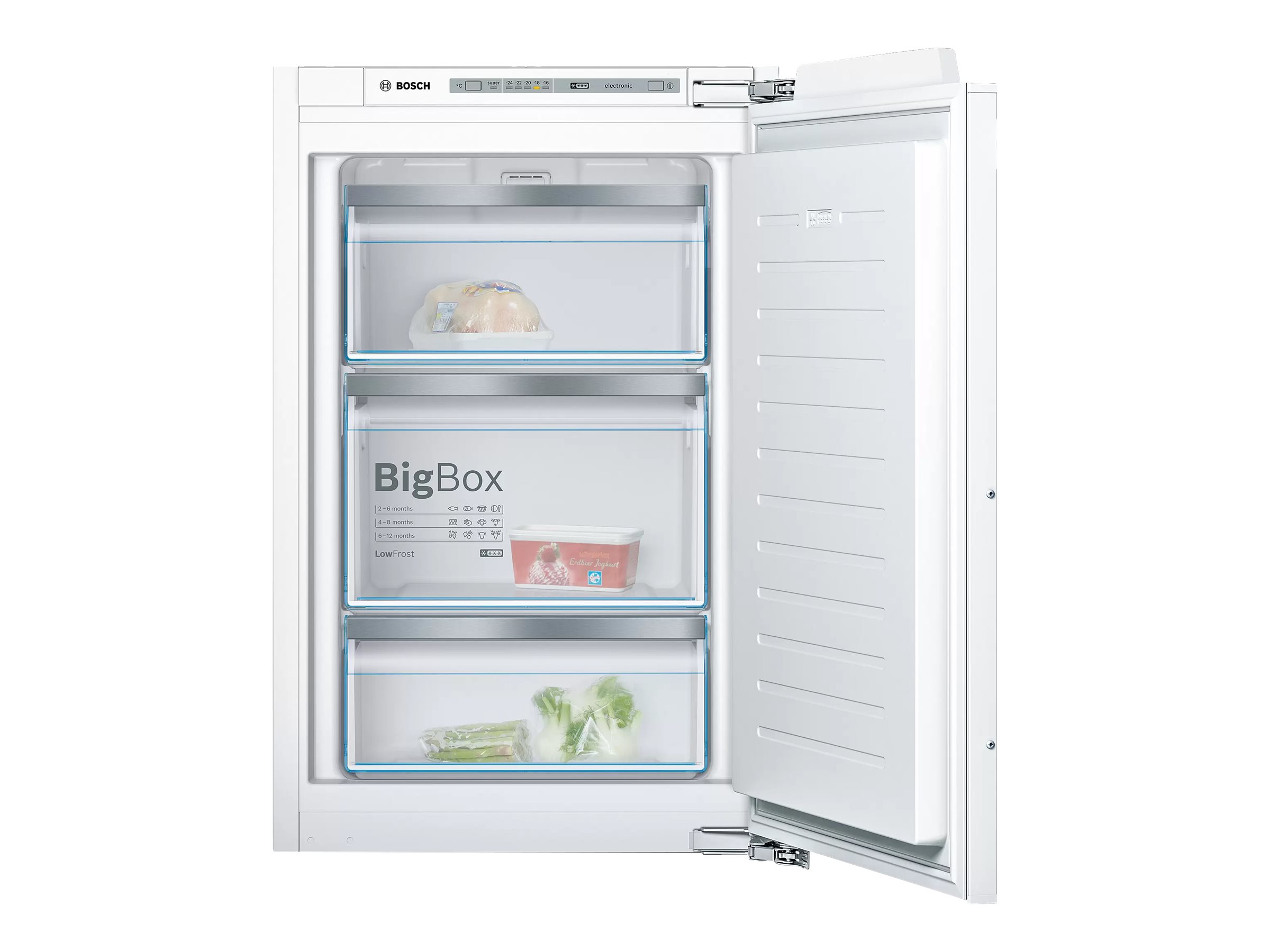 Bosch Serie | 6 GIV21ADD0 - Fryser - stående - til indbygning - niche - bredde: 56 cm - dybde: 55 cm - højde: 88 cm - 95 liter - Klasse D