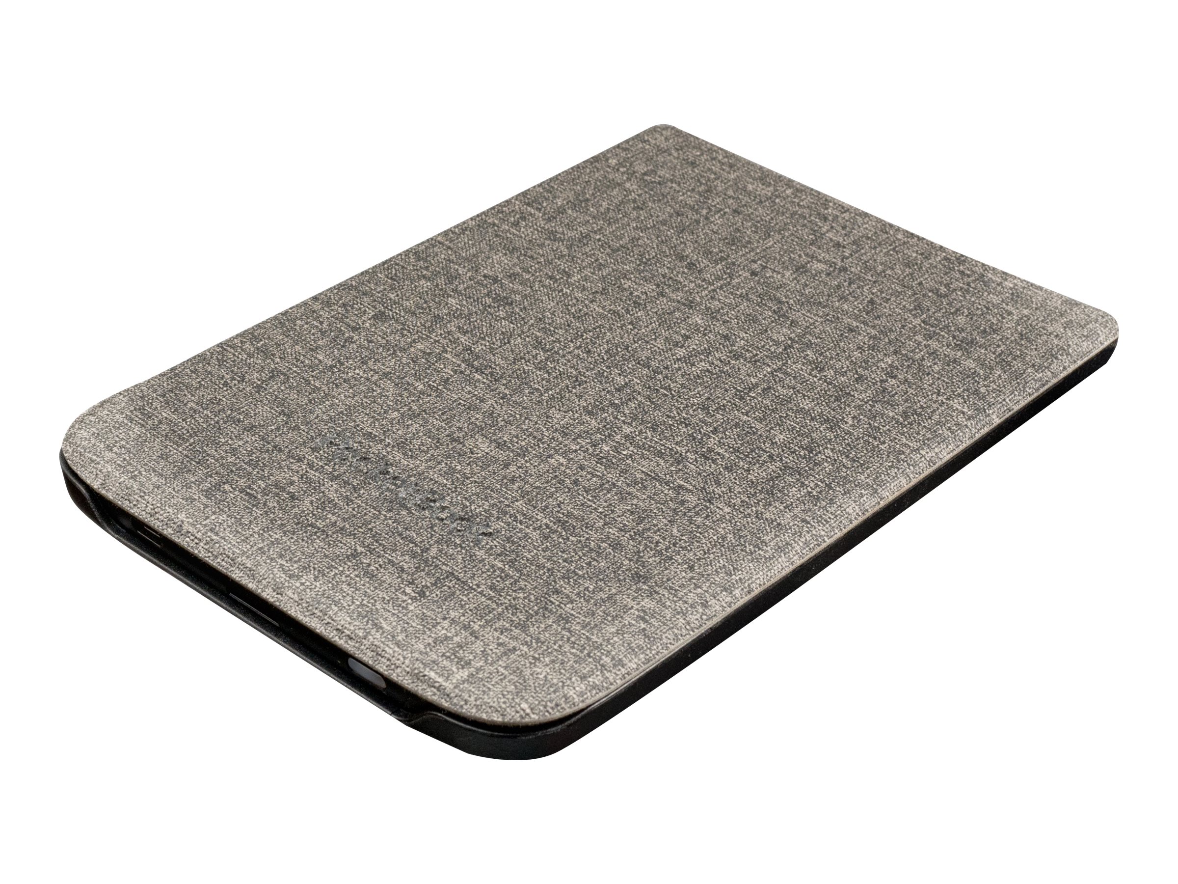 PocketBook Shell series - Flipomslag to eBook læser - plastik, polyurethan, mikrofiber - grå - 6 - for PocketBook Basic Lux 2, Touch Lux 4