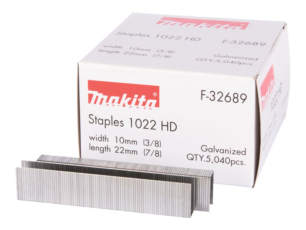 Makita klammer til klammepistol DST221, 5040 stk, 10 x 22 mm