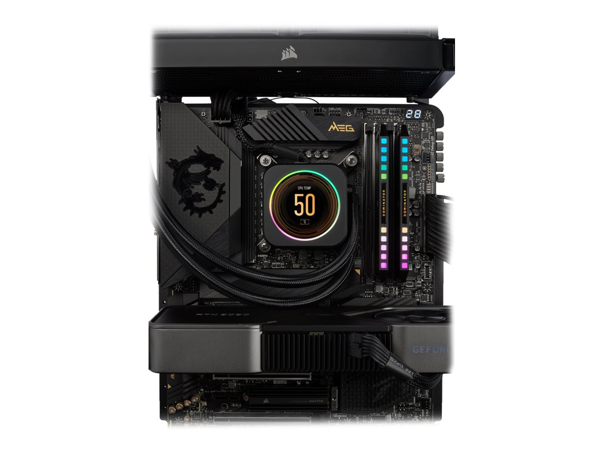 Corsair Dominator Platinum RGB DDR5-5200 - 64GB - CL40 - Dual Channel (2 pcs) - Intel XMP - Sort med RGB