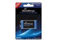 MediaRange Premium E-Block - Batteri 6LR61 - Alkalisk