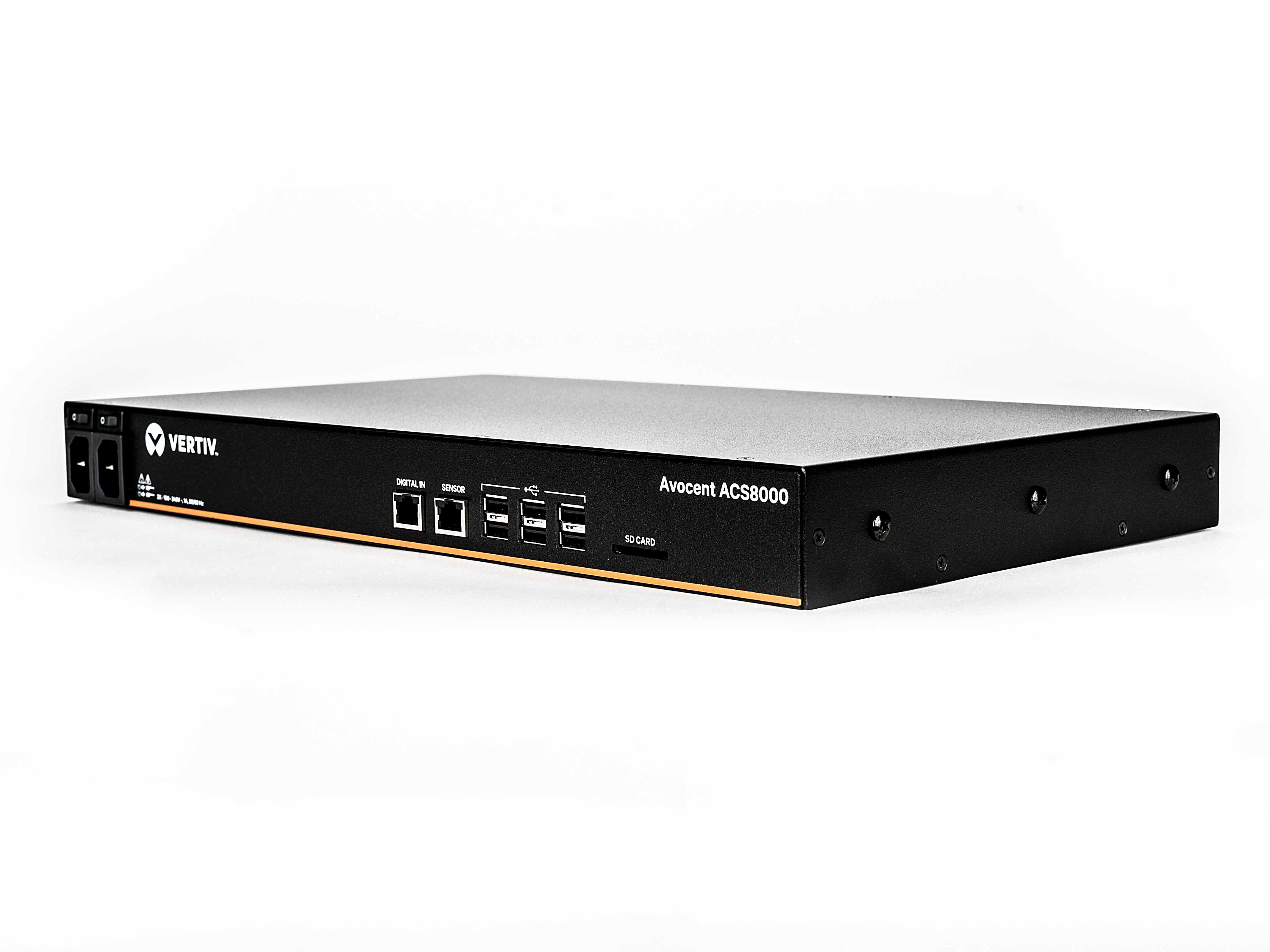 Avocent ACS 8000 Serial Console ACS8048DAC - Konsol server - 48 porte - 1GbE, RS-232, RS-422, RS-485 - 1U - rackmonterbar