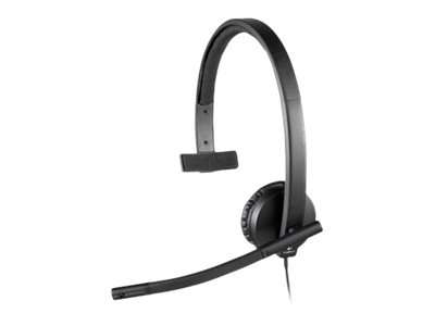 Logitech USB Headset H570e - Headset - på øret - kablet