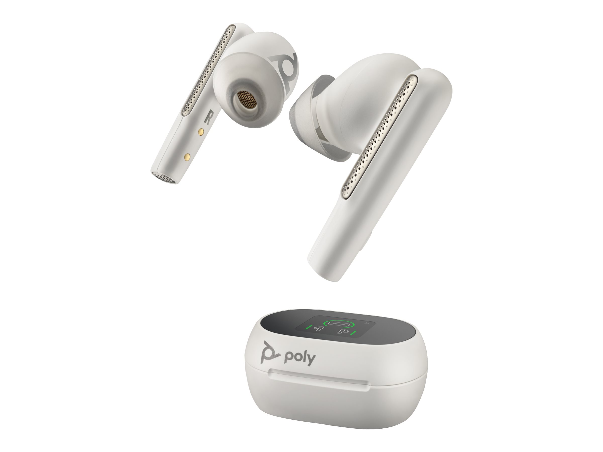 Poly Ørestik Hvid