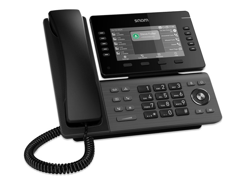 IP-telefon Snom D815W – sort, 5" TFT, Wi‑Fi