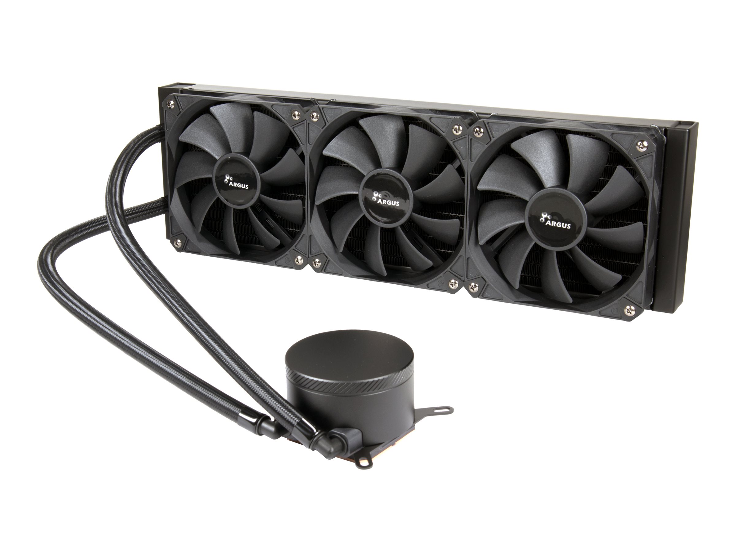 Inter-Tech B-360 Vandkøler 1-pack Sort 120 mm