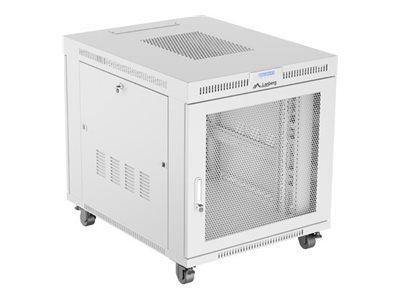 Lanberg FF01 series - rack - 800 x 1000 flat pack with mesh door LCD - 15U