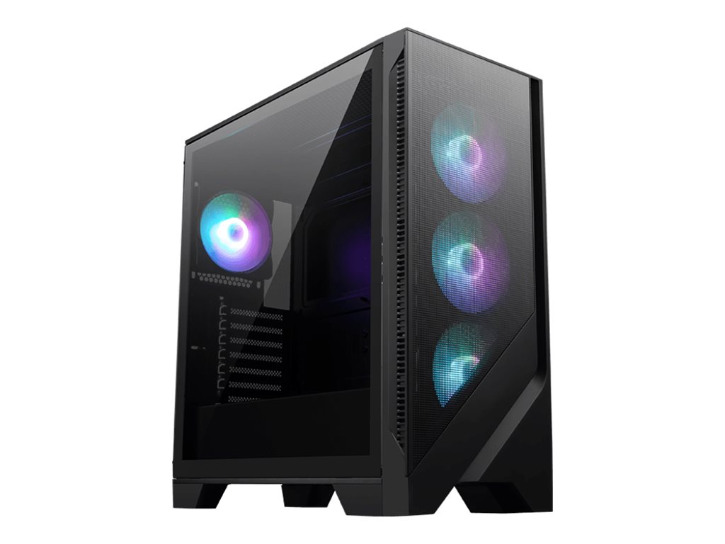 MSI MAG FORGE 321R AIRFLOW - Kabinet - Tower - Sort