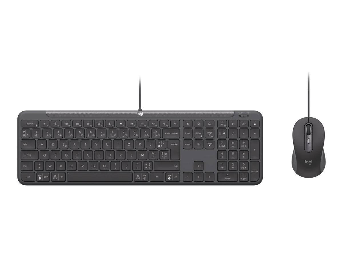Logitech 920-013344 Tastatur Saksnøglekontakt Kablet Fransk