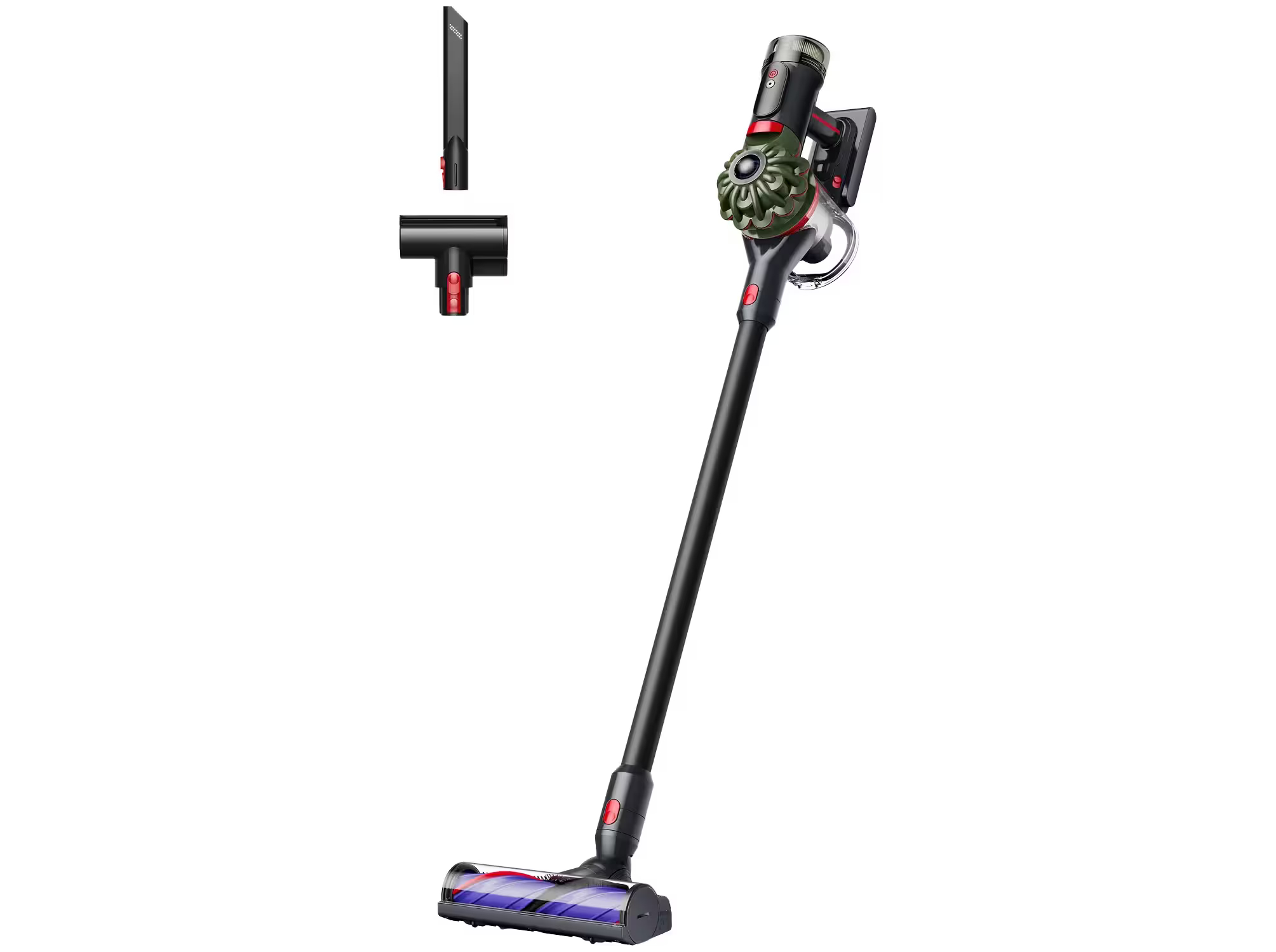 Dyson V8 Cyclone, 2-i-1 stangstøvsuger, Poseløs, Sort, 0,54 L, Rektangulær, Dry