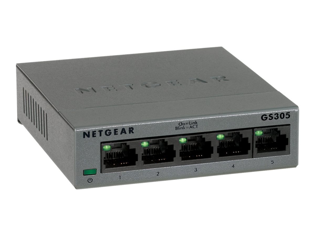 Netgear GS305-300PES nätverksswitchar Ohanterad L2 Gigabit Ethernet (10/100/1000