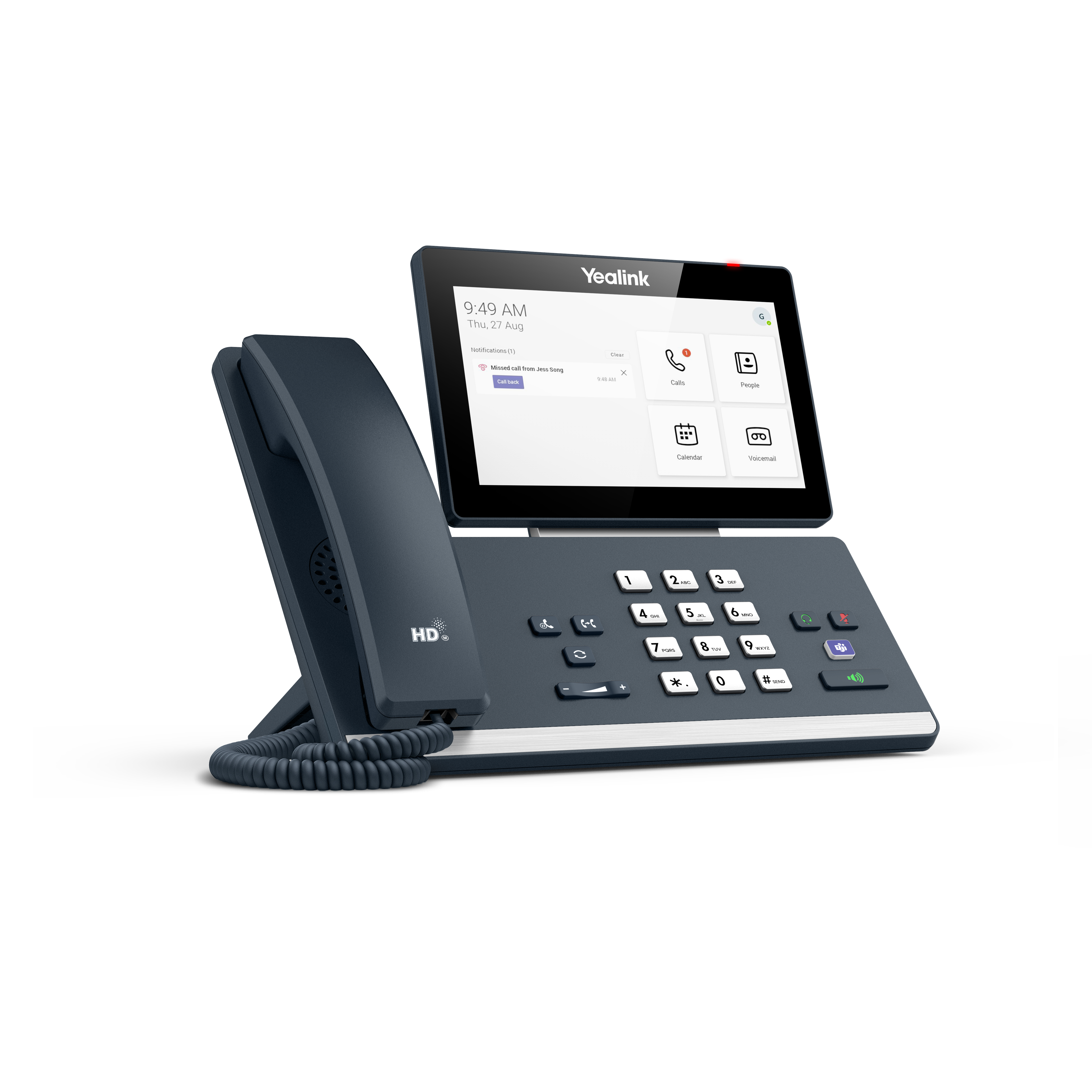 Yealink MP58 - VoIP-telefon - med Bluetooth interface - SIP - klassisk grå