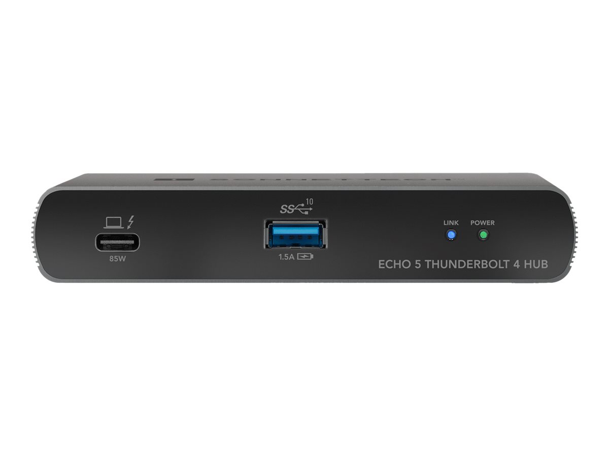Sonnet Echo 5 Thunderbolt 4 Dock - Hub - 4 x Thunderbolt 4 + 1 x USB 3.2 Gen 2 - desktop