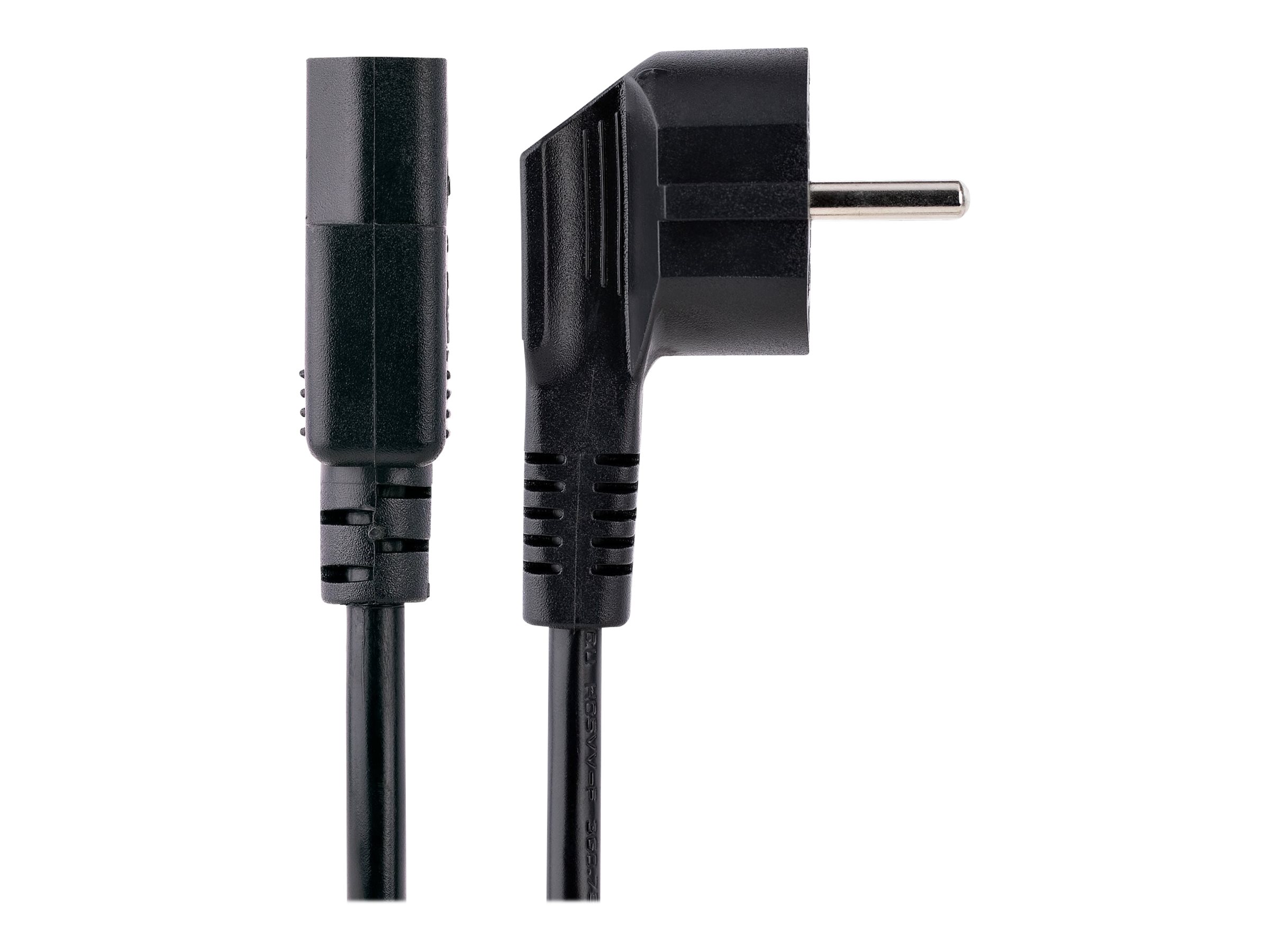 StarTech.com 3m (10ft) Computer Power Cord, 18AWG, EU Schuko to C13 Power Cord, 10A 250V, Black Replacement AC Cord, TV/Monitor Power Cable, Schuko billede