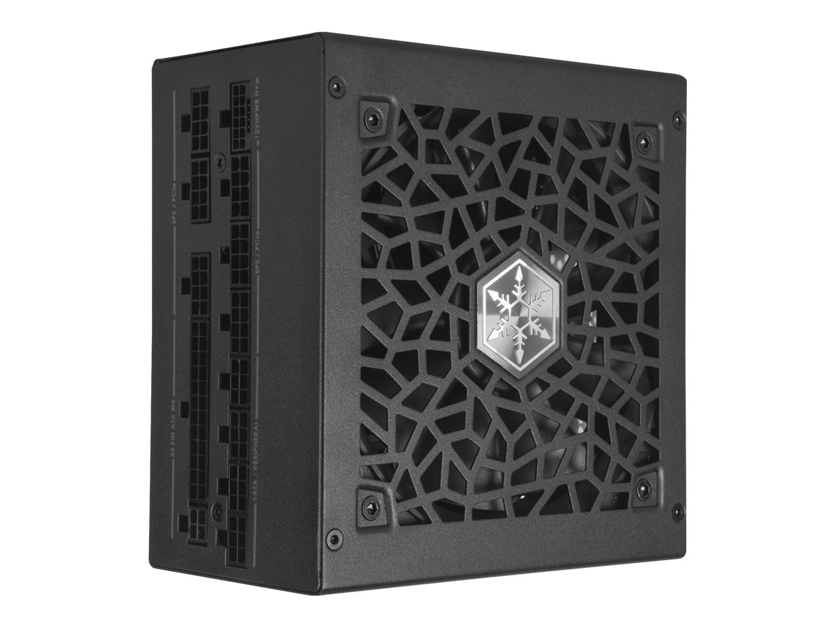 SilverStone HELA 1300R Platinum Strømforsyning - 1300 Watt - 120 mm - ATX 3.0 - 80 Plus Platinum certified