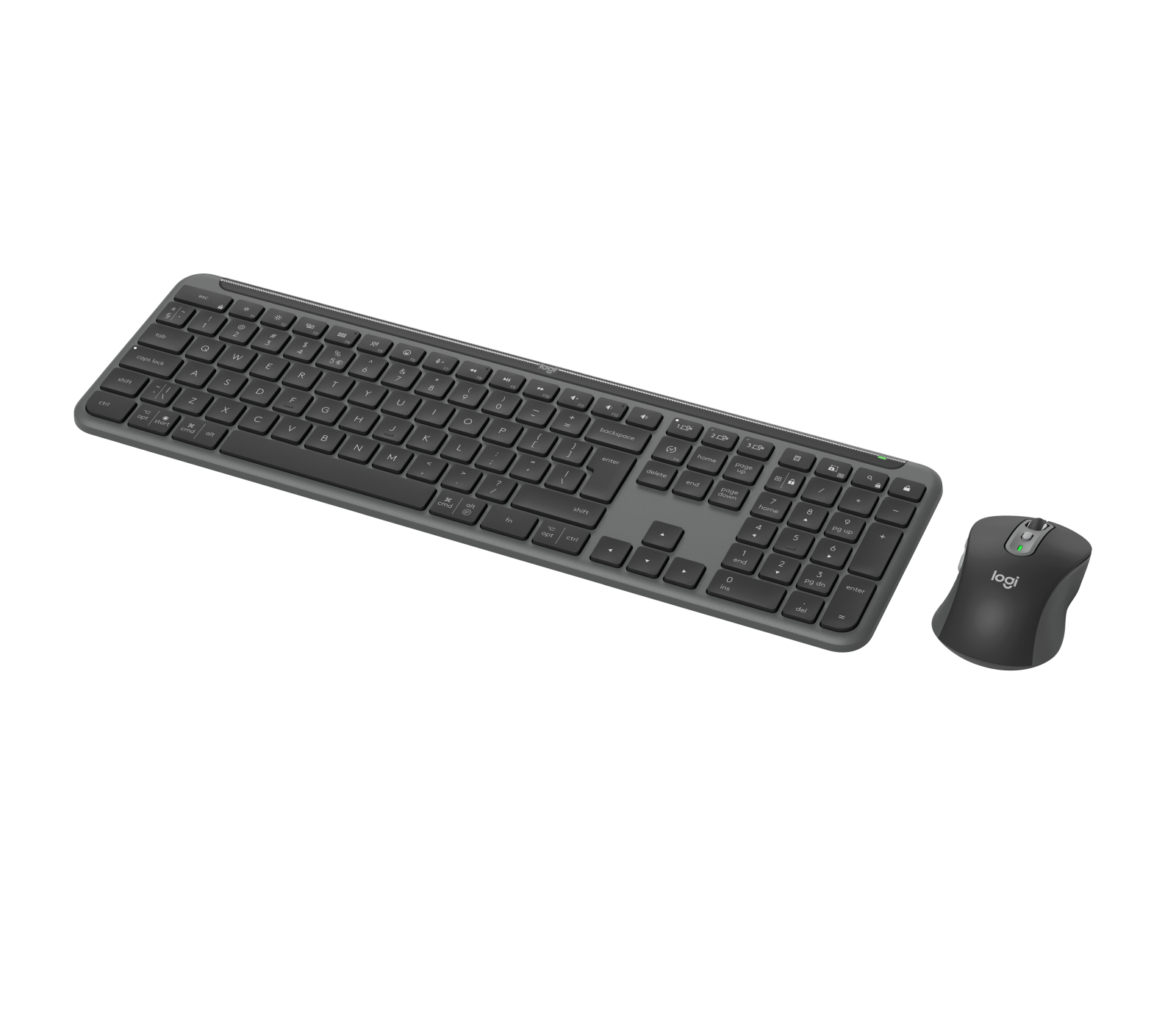 Logitech Signature Slim Combo MK950 Sæt med mus og tastatur Saks Trådløs US International