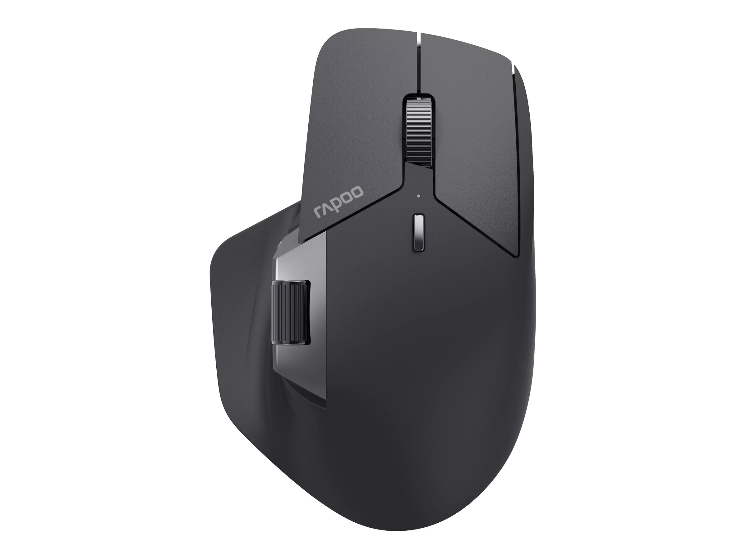 RAPOO MT760M - mouse - multi-mode - 2.4 GHz Bluetooth 4.0 Bluetooth 5.0 - gray black - Mus - Optisk - 10 knapper - Sort