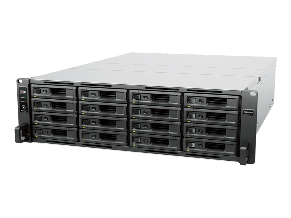 Synology RackStation RS2825RP+ - NAS-server - 16 bays - rackversion - SATA 6Gb/s - RAID JBOD, 0, 1, 5, 6, 10 - RAM 8 GB - Gigabit Ethernet / 10 Gigabit Ethernet - iSCSI support - 3U