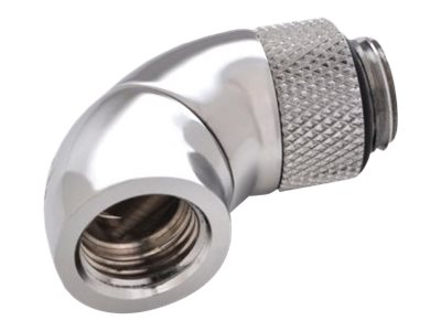 Bitspower BP-90R2 Flydende kølesystem roterende vinklet forlænger 1-pack Sølv