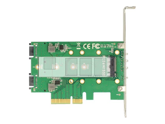 DeLOCK PCI Express Card > 3 x M.2 Slot Lagringskontrol