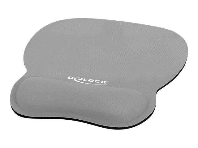 DeLOCK Ergonomic Mouse pad with Wrist Rest grey 245 x 206 mm