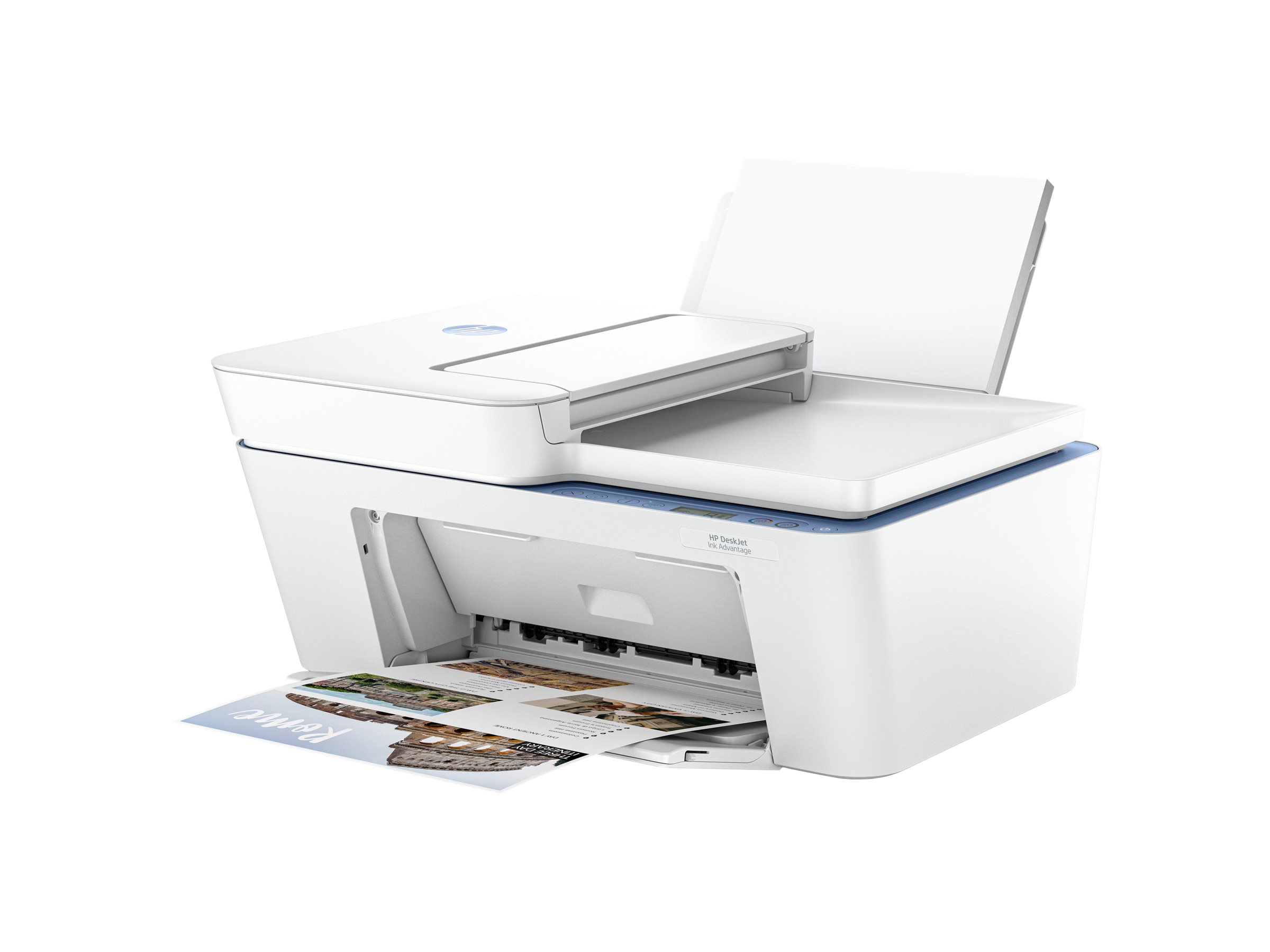 HP Deskjet 4210e All-in-One - Multifunktionsprinter - farve - blækprinter - 216 x 297 mm (original) - A4/Legal (medie) - op til 6 spm (kopiering) - op til 8.5 spm (udskriver) - 60 ark - USB 2.0, Wi-Fi(n), Bluetooth - hvid