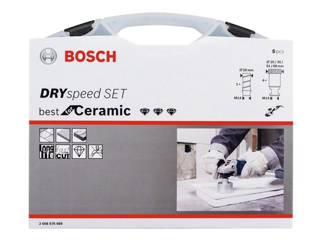 Bosch DIAMANTHULSAVSÆT 5 STK 25-68MM DRYSPEED