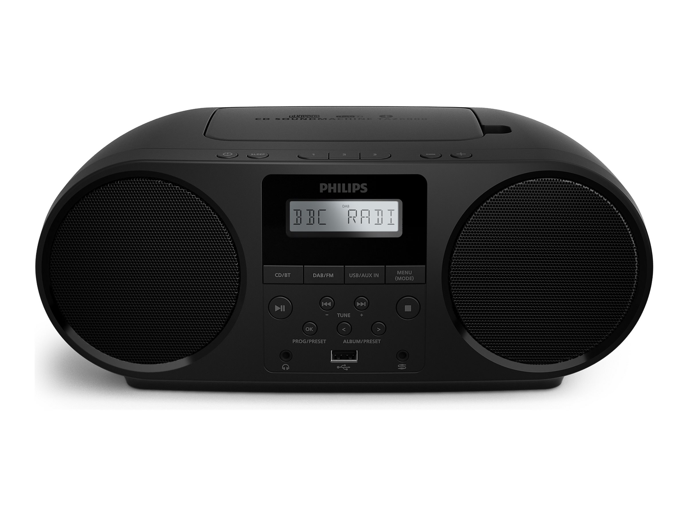 Philips Boombox CD/DAB+/FM-radio/Bluetooth TAZ6000/10 Svart