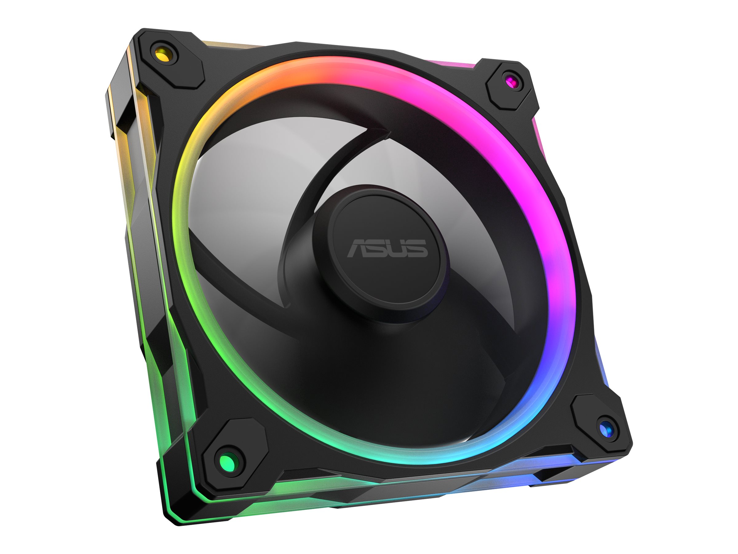 ASUS Prime MR120 Fan ARGB Black - Kabinet køler - 120mm - Sort med RGB LED lys