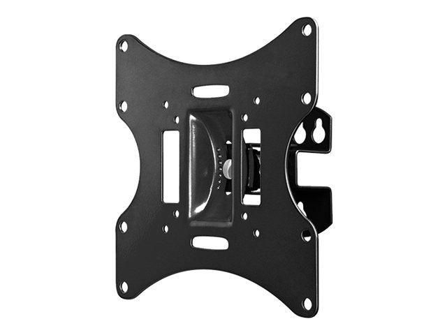 Goobay TV EasyFlex M - Monteringssæt (plade til interface, vægmontering) - for fladt panel - sort - skærmstørrelse: 17-42 - monteringsgrænseflade: op til 200 x 200 mm - vægmonterbar