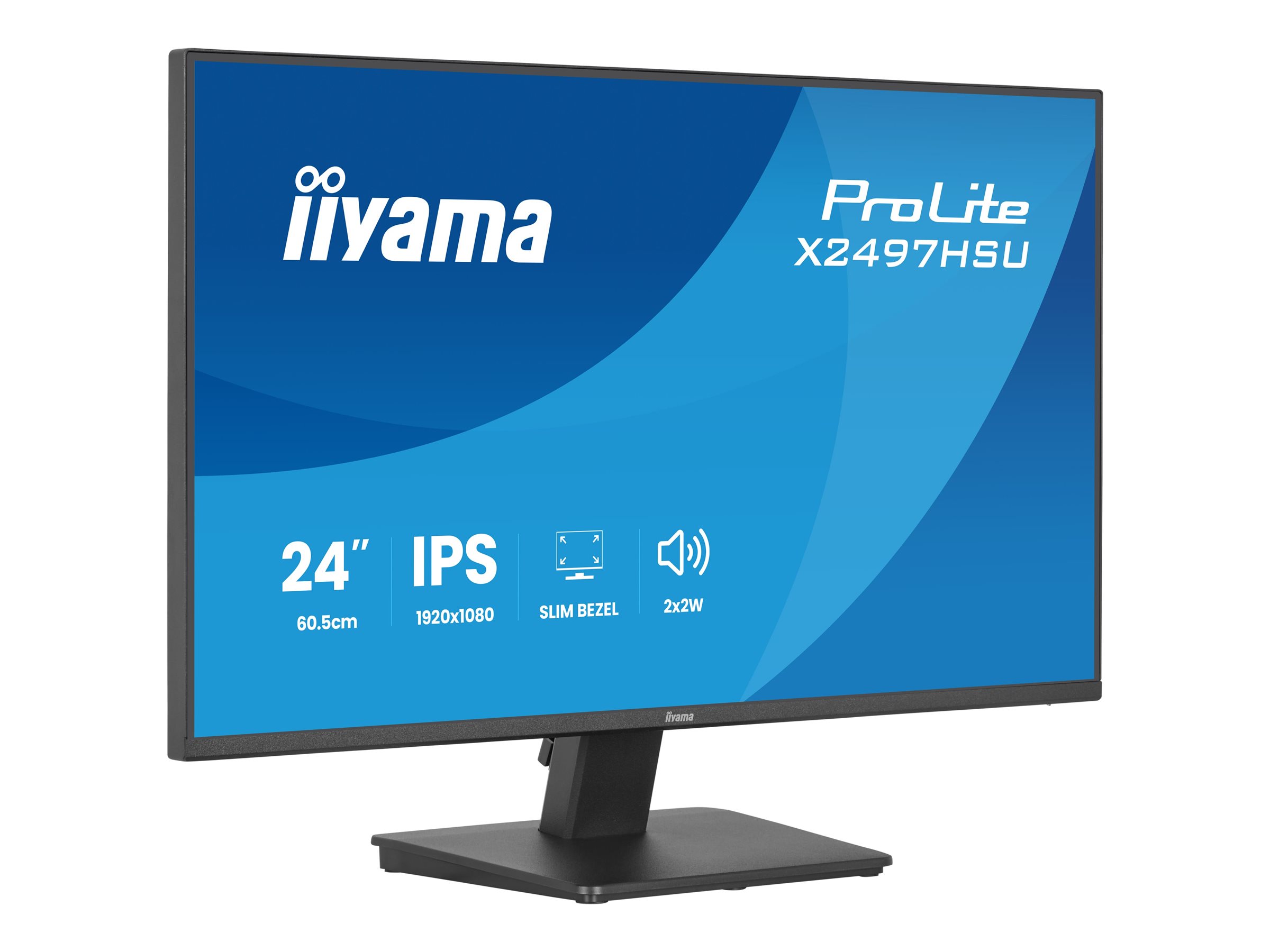 iiyama ProLite X2497HSU-B1 23.8" IPS 1920 x 1080 (Full HD) HDMI DisplayPort 120Hz
