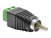 Delock Adapter RCA male > Terminal Block Video / lyd adapter