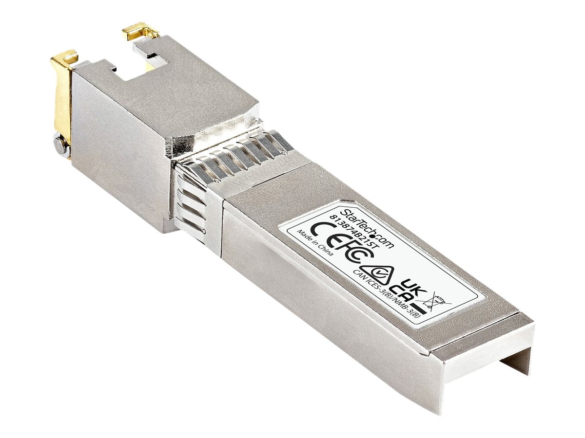 StarTech.com HPE 813874-B21 Compatible SFP Module - 10GBASE-T - 10GE SFP to RJ45 Cat6/Cat5e - 30m SFP+ transceiver modul