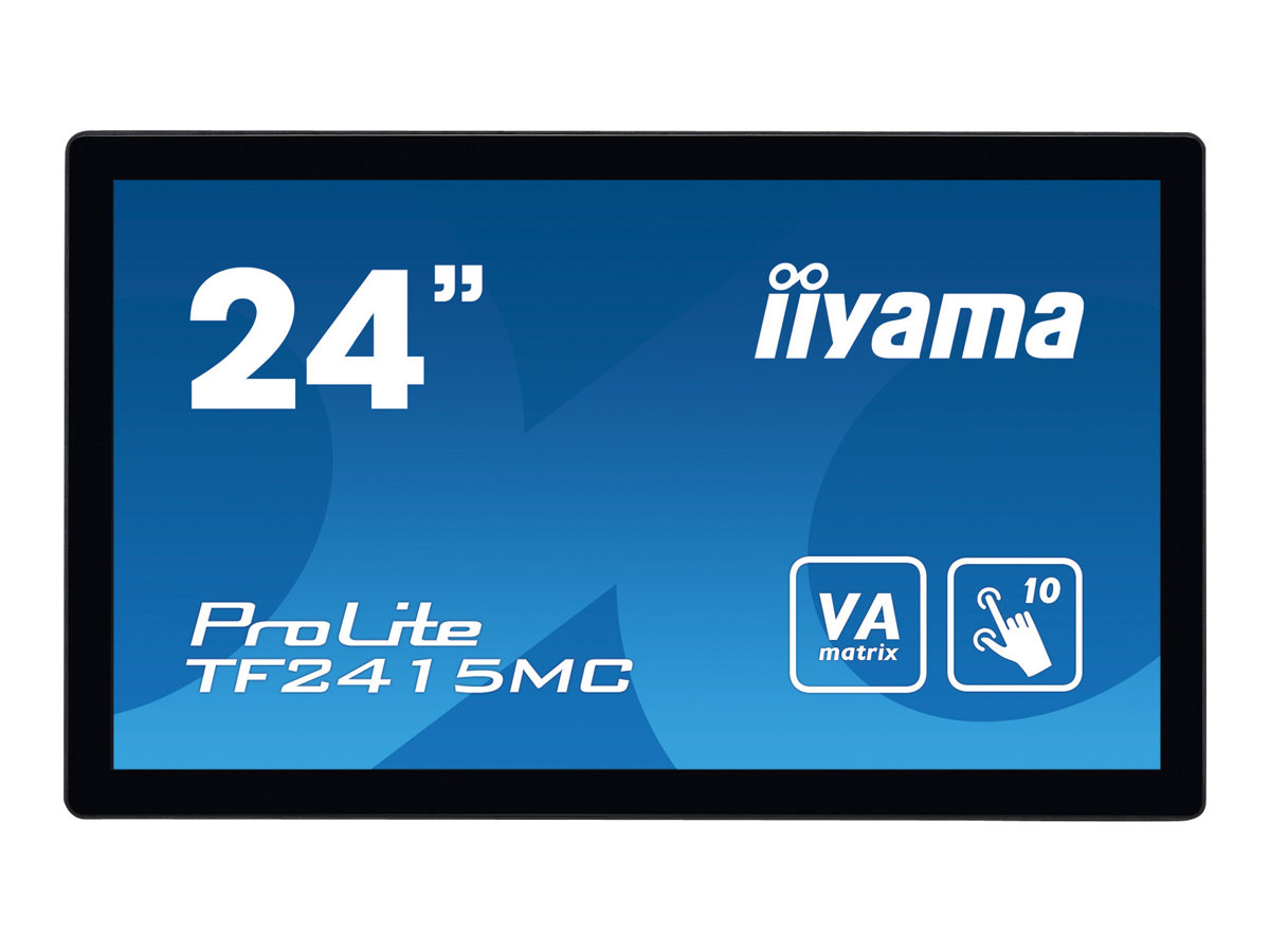 Iiyama Prolite Tf2415mc-b2 24 tommer Touch Open Frame Fhd 16:9 23.8 tommer 1920 × 1080pixels Va 16:9
