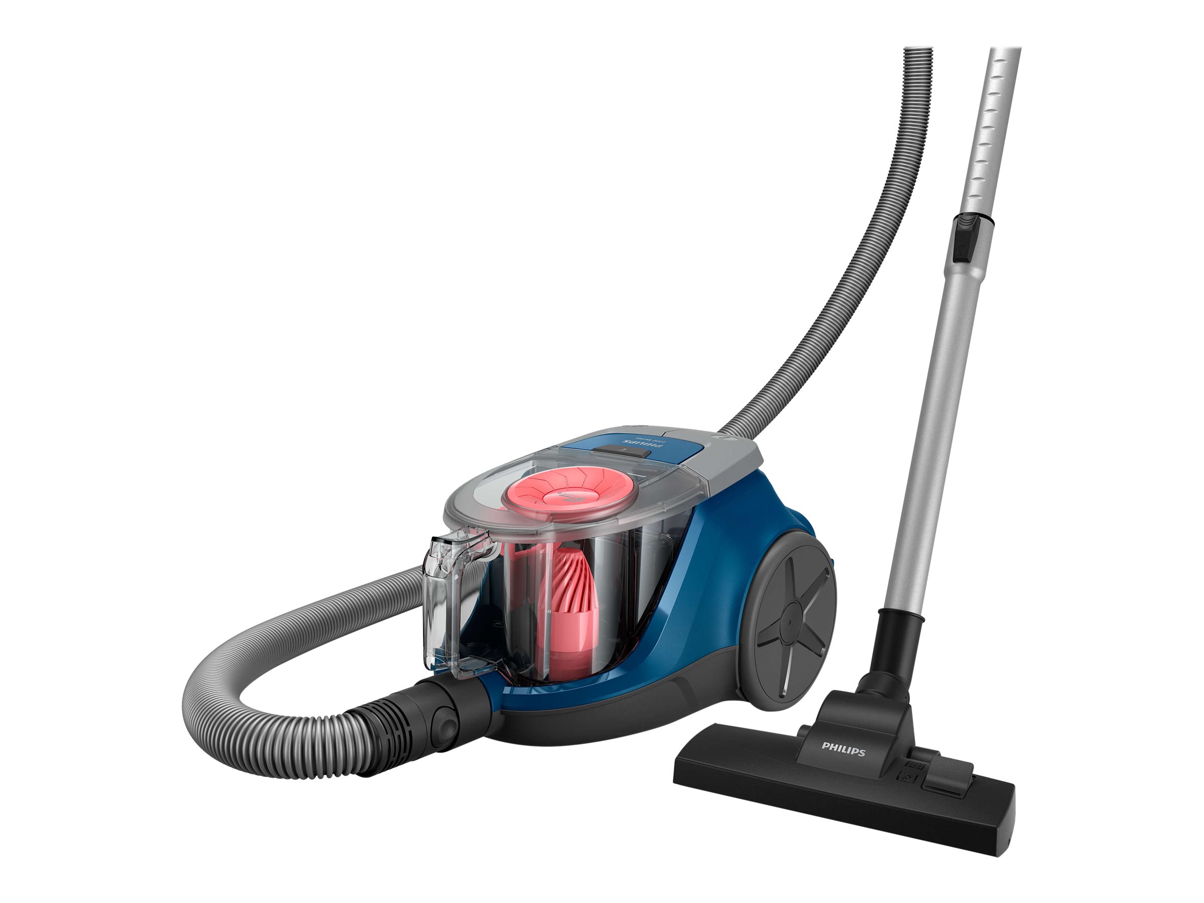 Philips Støvsuger 2000 Series XB2123 - vacuum cleaner - canister - dark blue/peach
