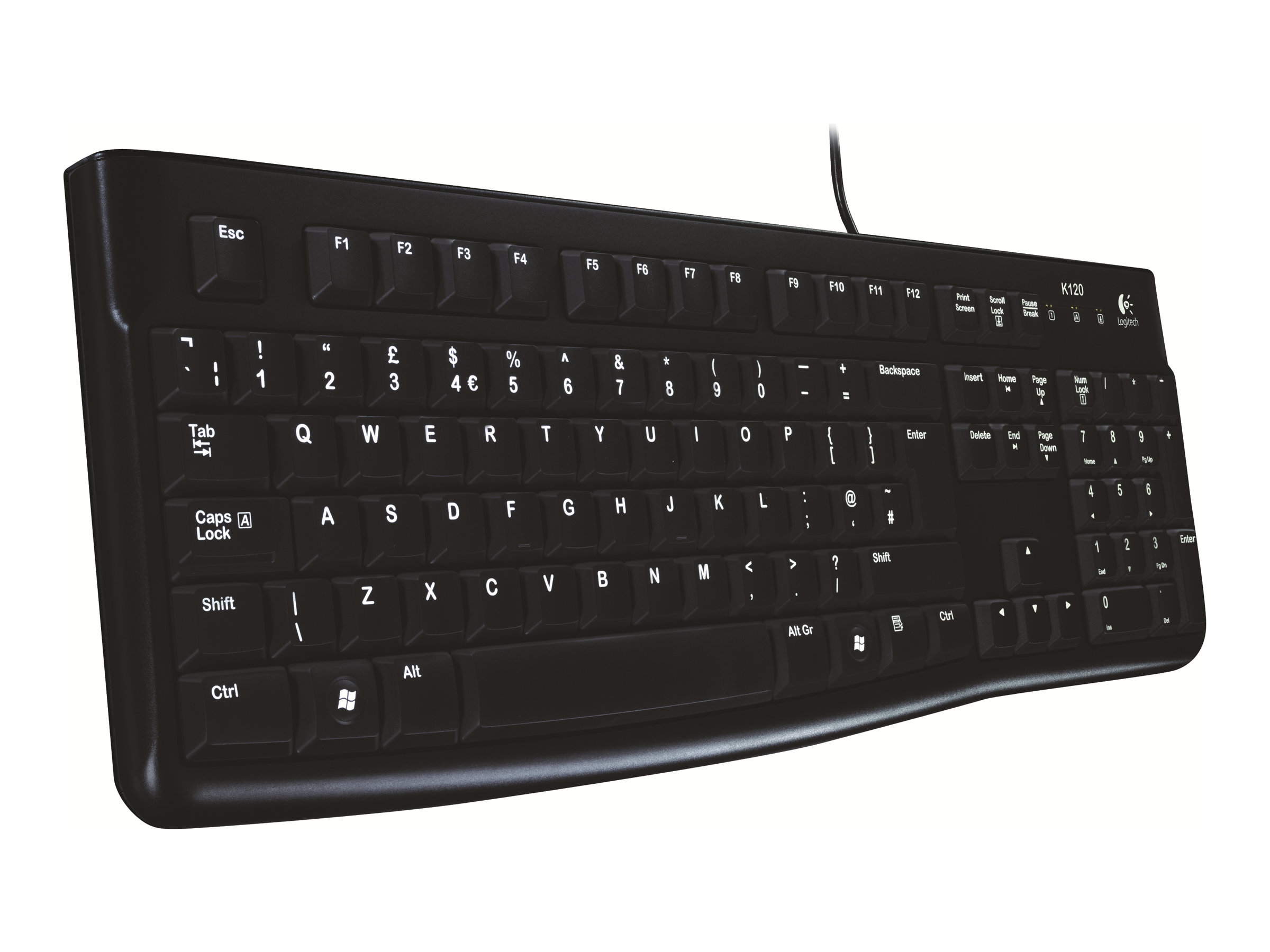 Logitech K120 - Tastatur - USB - russisk