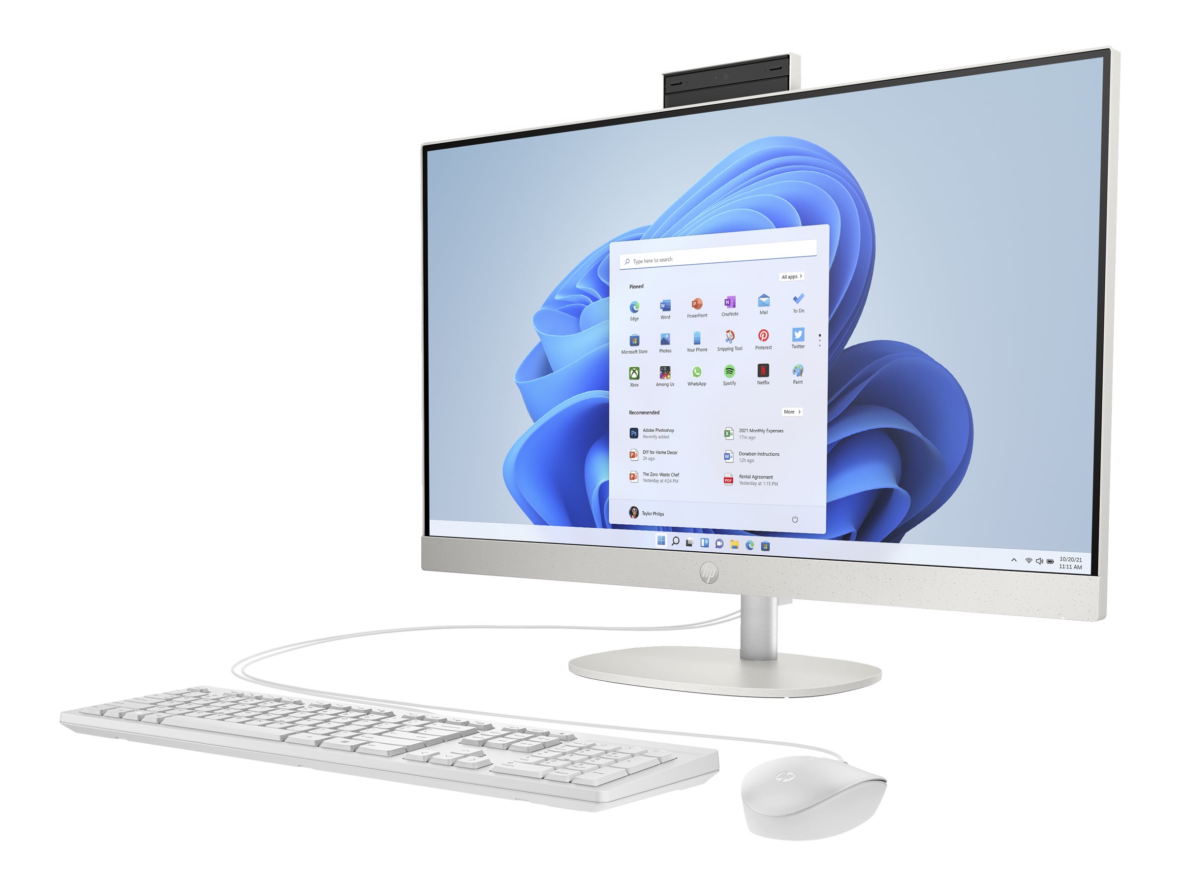 HP 27-cr0110ng AIO Ryzen 3 7320U 8GB 512GB AMD Radeon 610M Windows 11 Home