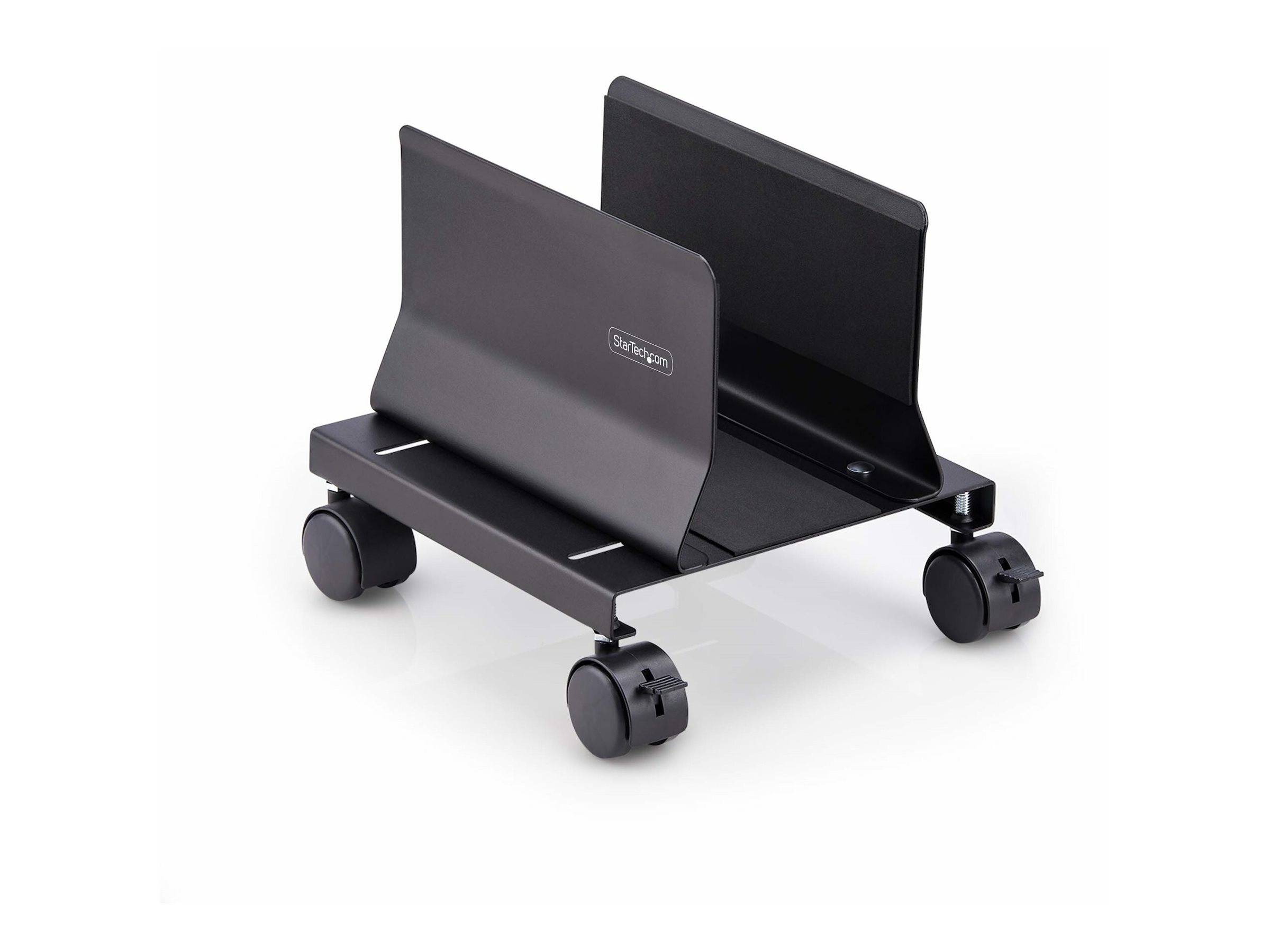 StarTech.com Computer Tower Cart Rolling CPU Caddy w/ Wheels Adjustable cart - for personal computer - black - Maks 21 kg - Maks størrelse