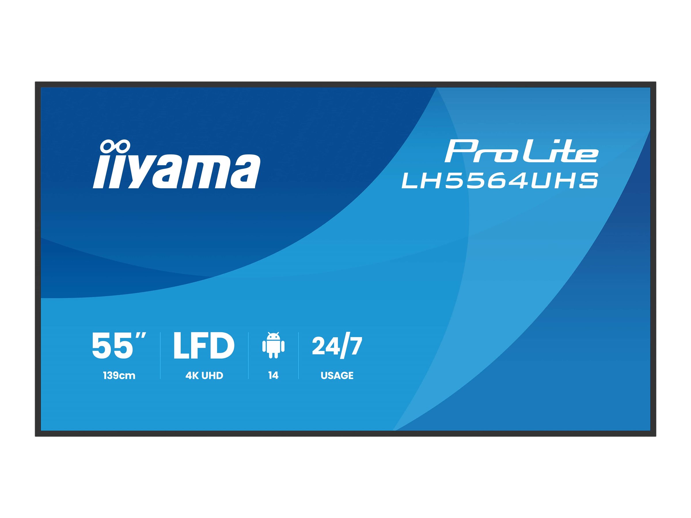 iiyama ProLite LH5564UHS-B1AG 55" Digital skiltning 3840 x 2160 billede