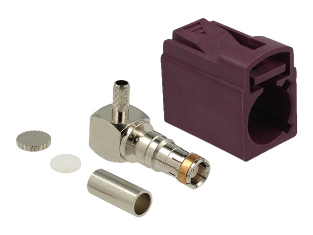 Delock FAKRA D jack 90° for crimping Lilla