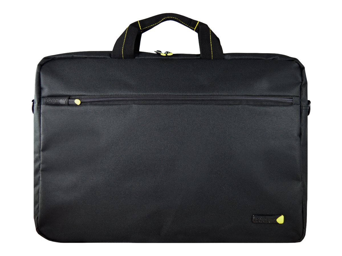techair Bæreskuldertaske 17.3" 600D polyester Sort