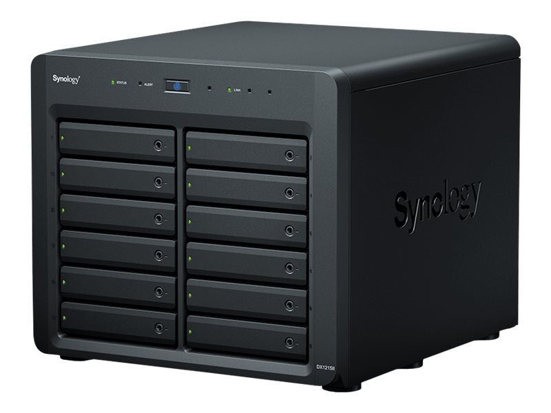 Synology Dx1215ii Drevkabinet Hdd/ssd Kabinet Sort 2.5/3.5 tommer