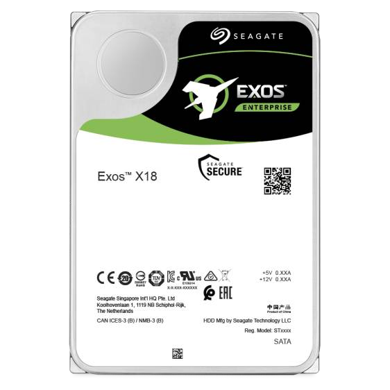 Seagate Exos X18 - 14TB - Harddisk - ST14000NM004J - SAS3 - 3.5"