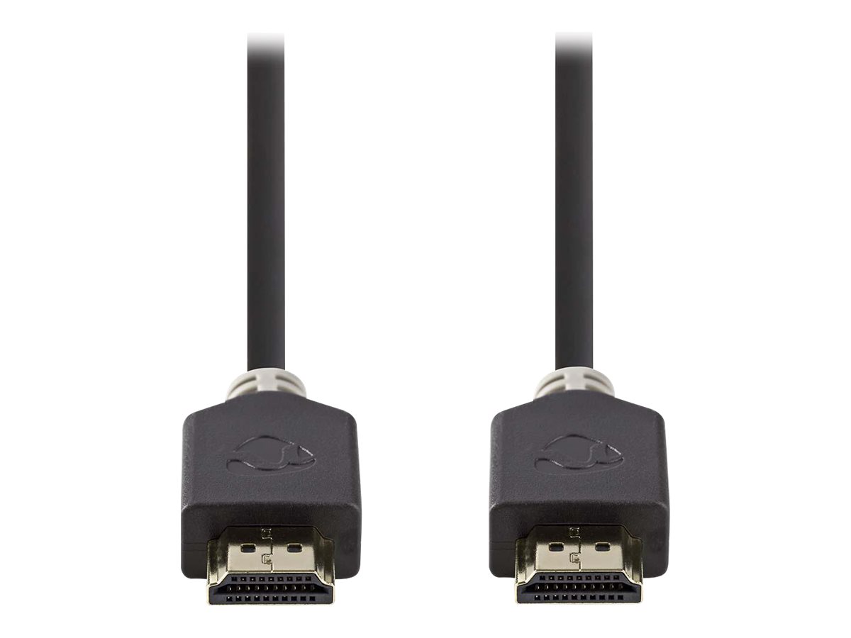 Nedis - Ultra High Speed HDMI ™ kabel | HDMI™ Stik | HDMI™ Stik | 8K@60Hz | 48 Gbps | 2.00 m | Runde | 6.5 mm | Antracit | Box - CVBW35000BK20