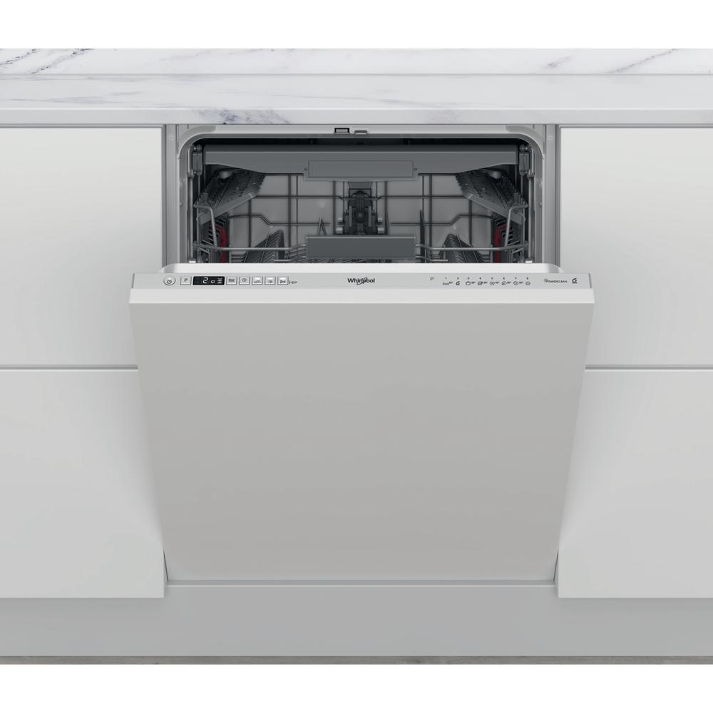 Whirlpool WIC 3C33 PFE UK, Fuldt indbygget, Fuld størrelse (60 cm), Sølv, 1,3 m, 1,55 m, 1,5 m