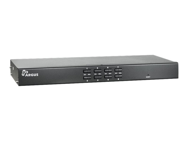 Argus KVM AS-9108DU KVM switch Monterbar på stativ