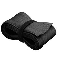 DELTACO kabelsorteringsstrømpe i nylon, burrebånd, 1,8m, sort