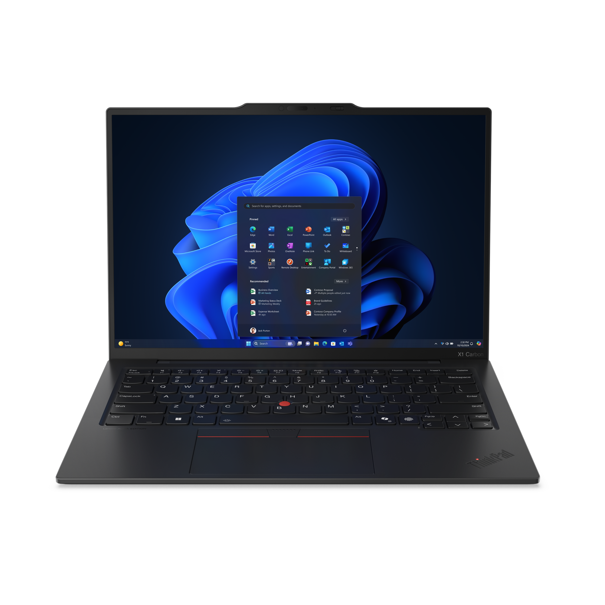 Lenovo ThinkPad X1 Carbon Gen 13 14" 1920 x 1200 (WUXGA) 255U 32GB 1TB Intel Graphics Windows 11 Pro