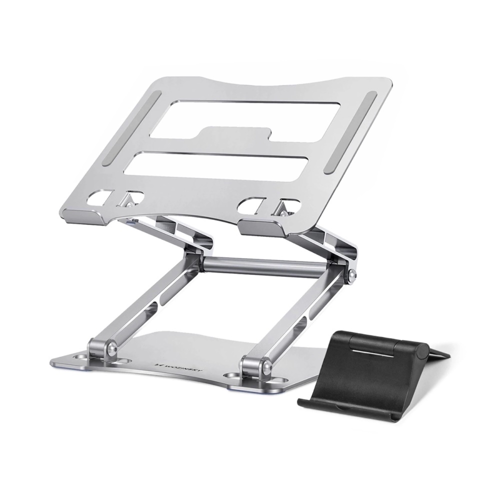 Wozinsky WRS-CPY75DSS Aluminum Laptop and Tablet Stand + Smartphone Stand - Silver